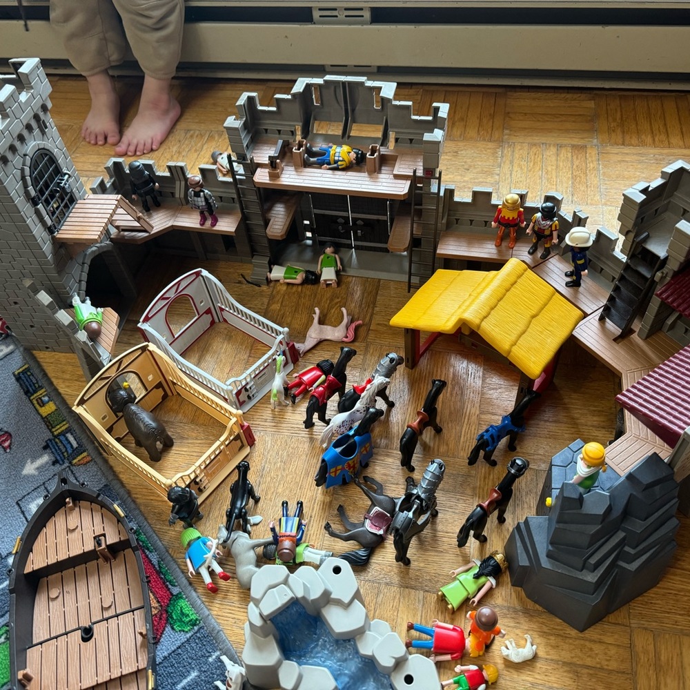 Huge lot of Playmobile knight castle and accessories